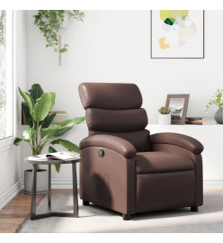 Fauteuil inclinable Marron Similicuir