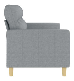 Canapé à 3 places Gris clair 180 cm Tissu