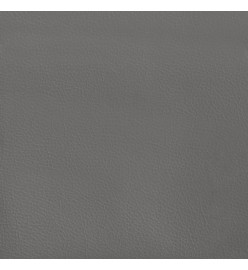 Tête de lit avec oreilles Gris 183x16x78/88 cm Similicuir