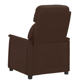 Fauteuil de massage électrique Marron Similicuir