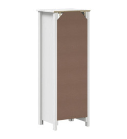 Armoire de salle de bain BERG blanc 40x34x110 cm pin massif