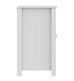 Meuble de salle de bain BERG blanc 60x34x59 cm bois pin massif