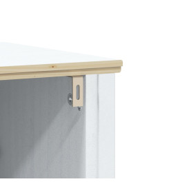 Meuble de salle de bain BERG blanc 60x34x59 cm bois pin massif