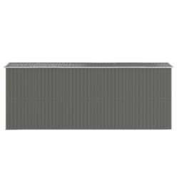 Abri de jardin Gris clair 192x523x223 cm Acier galvanisé