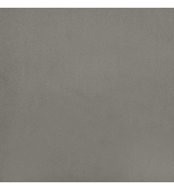 Têtes de lit 2 pcs Gris clair 90x5x78/88 cm Velours