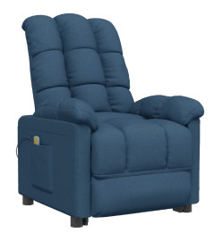 Fauteuil de massage Bleu Tissu