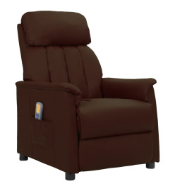 Fauteuil de massage Marron Similicuir