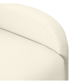 Fauteuil de massage Crème Similicuir