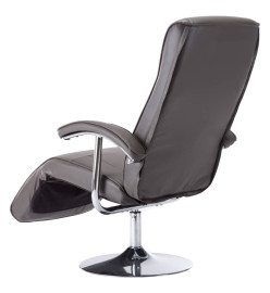 Fauteuil TV Gris Similicuir