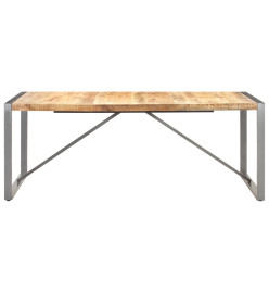 Table à dîner 200x100x75 cm Bois de manguier massif brut