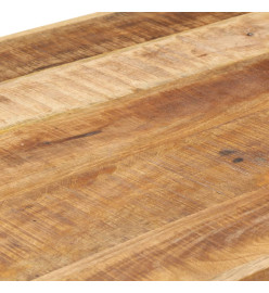 Table à dîner 200x100x75 cm Bois de manguier massif brut
