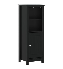 Armoire de salle de bain BERG noir 40x34x110 cm pin massif