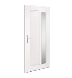 Porte d'entrée anthracite 98x208 cm PVC