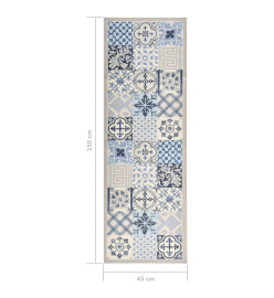 Tapis de sol de cuisine lavable Mosaïque 45x150 cm