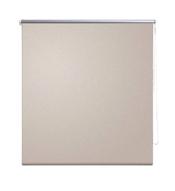 Store enrouleur occultant beige 40 x 100 cm