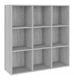 Armoire à livres Sonoma gris 98x30x98 cm