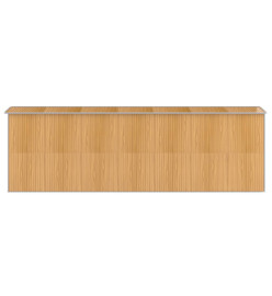 Abri de jardin Marron clair 192x606x223 cm Acier galvanisé