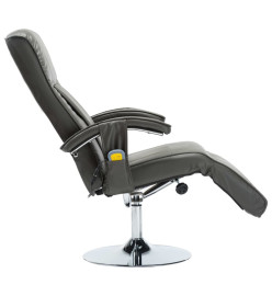 Fauteuil de massage Gris Similicuir