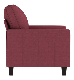 Fauteuil Rouge bordeaux 60 cm Tissu