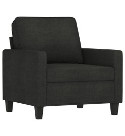 Fauteuil Noir 60 cm Tissu