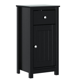 Armoire de salle de bain BERG noir 40x34x80 cm pin massif