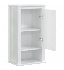 Armoire murale de salle de bain BERG blanc bois de pin massif