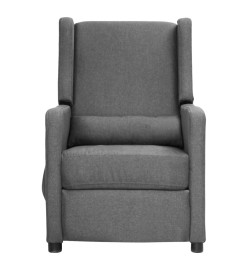 Fauteuil de massage Gris clair Tissu