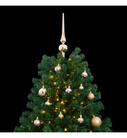 Sapin de Noël artificiel articulé 300 LED et boules 240 cm