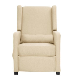 Fauteuil électrique de massage Crème Tissu