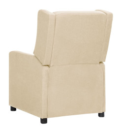 Fauteuil électrique de massage Crème Tissu