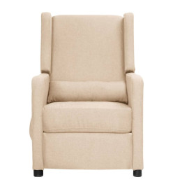 Fauteuil de massage Crème Tissu