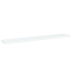 Panneaux de bibliothèque 4 pcs Blanc 60x10x1,5 cm Aggloméré