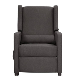 Fauteuil électrique de massage Gris foncé Tissu