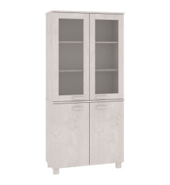 Buffet HAMAR Bois massif de pin Blanc