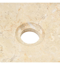 Lavabo 40 x 12 cm Marbre Crème